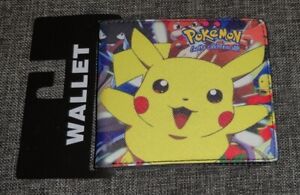 Pokemon Pikachu Gotta catch 'em all Logo Print Bi-Fold Wallet NEW
