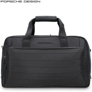 Porsche Design Roadster Pro S Weekender black Nylon Travel Duffle Bag Study - Picture 1 of 12