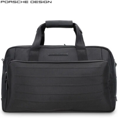 Porsche Design Roadster Pro S Weekender black Nylon Travel Duffle Bag Study - Image 1 of 4