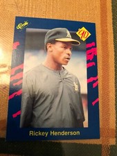 Rickey Henderson cards - pick your favorite...pick a bunch!