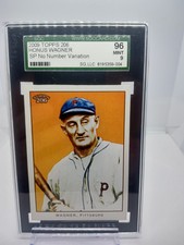 2009 Topps 206 Honus Wagner SGC 9 Image Variation Piedmont #NNO Pirates