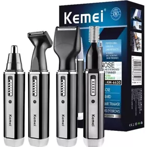 4in1 Rechargeable Hair Trimmer machine for men : Nose , Beard & Ear hair trimmer - Picture 1 of 21