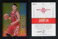 2012-13 Panini Select Hot Stars Gold Prizm /10 Jeremy Lin #23