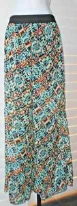 Carmen Marc Valvo Multi-Color Palazzo Pants Size L NWT - Picture 1 of 2