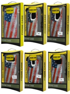 Für iPhone Samsung Galaxy Handy mit Gürtelclip USA Flagge (Gürtelclip passt Verteidigungsbox) - Bild 1 von 53