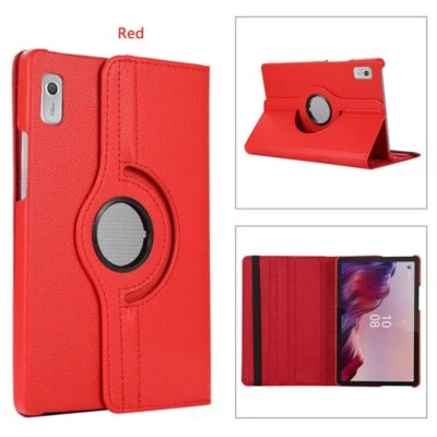Funda de cuero giratoria con soporte abatible para tablet Lenovo Tab M8 M9 M10 3rd P11 M11 Foto 1 de 4