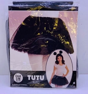 Amscan Black Tutu Skirt Child Size S-M Girl Halloween Dress-Up - Picture 1 of 3