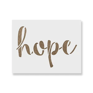Hope Stencil - Durable & Reusable Mylar Stencils - Picture 1 of 5