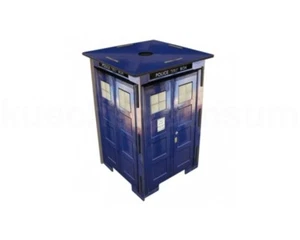 Taburete fotográfico mesa auxiliar armario de noche caja de policía taburete de asiento Tardis - Imagen 1 de 4