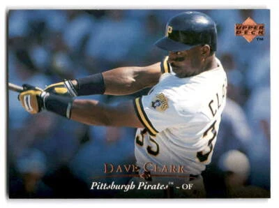 Dave Clark 1995 Upper Deck Baseball #388 Pittsburgh Pirates - Image 1 of 2
