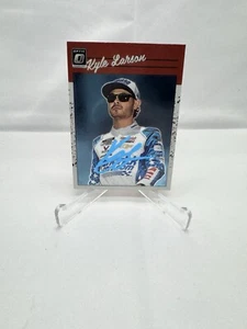 Kyle Larson Autograph Gray 2023 Panini Donruss Racing Optic Retro #65 - Picture 1 of 2