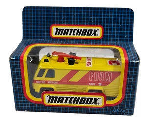 MATCHBOX MB 54 - AIRPORT FOAM MONITOR - YELLOW - MINT & BOXED Diecast Model - Picture 1 of 5