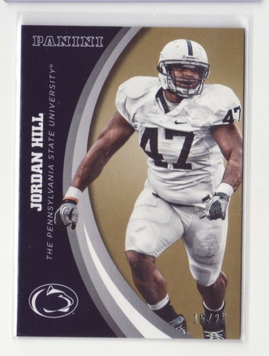 2016 Panini Collegiate Penn State G #29 Jordan Hill 15 25 Flat S H