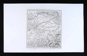 1859 Dufour Map Munich Salzburg Germany Austria Europe - Picture 1 of 1