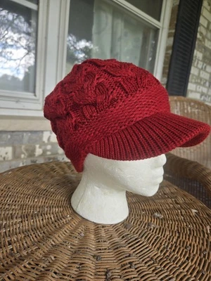 Boné Newsboy de malha de cabo - Imagem 1 de 2