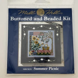 Mill Hill Buttoned And Beaded Cross Stitch Kit: Summer Picnic MHCB231 (2004) - Picture 1 of 2