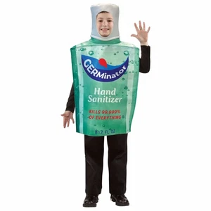 Germinator Hand Sanitizer Bottle Funny Unisex Child Boys Girl Costume 7-10 - Picture 1 of 4