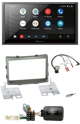 Pioneer USB 2DIN DAB Lenkrad Bluetooth Autoradio für SSangYong Rodius ab 2013 - Bild 1 von 4