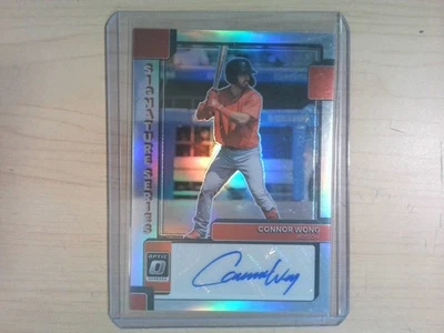 2022 Panini Donruss Optic - Rated Rookie Signatures Connor Wong #RRS-WO (AU, RC) - Image 1 of 2