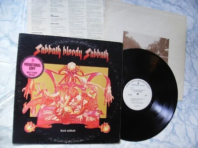 WHITE LABEL PROMO ! ORIGINAL 1974 BLACK SABBATH BLOODY SABBATH  OZZY OSBOURNE LP Foto 1 de 4