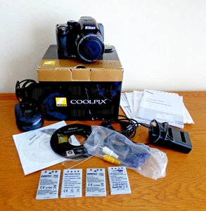 Nikon Coolpix P100 10.3MP Digital Bridge Camera. 26x Optical Zoom, Full HD - Picture 1 of 11