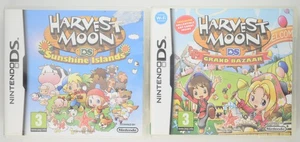 Harvest Moon DS Sunshine Islands + Grand Bazaar PAL | TESTED | RISING STAR | SIM - Picture 1 of 7