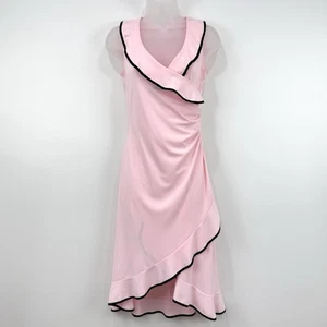 Vintage Y2K Taboo Fairy feminines Kleid Damen XS rosa asymmetrisch zierlich Rüschen - Bild 1 von 11