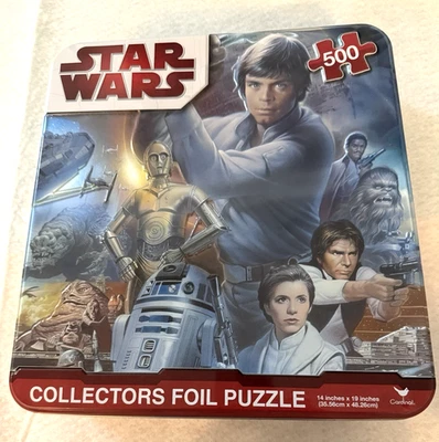 Star Wars Collectors Foil Puzzle 500 Pcs 14" x 19"  2010 - Image 1 of 2