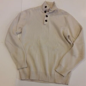 New- Old Navy Men's pull over button collar sweater. Large - Picture 1 of 4