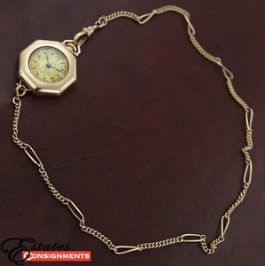 Vintage Patria Gold Plated Pendant Watch - Picture 1 of 7