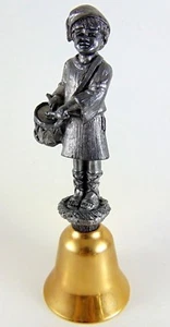 Michael A Ricker 1986 Christmas Bell "Kristopher" 1149/5000 Pewter Figurine - Picture 1 of 5