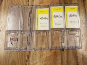 5 LRS Pager Backs transparentes, altos - Imagen 1 de 3