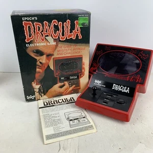 1982 Dracula Horror Monster Handheld Electronic Video Game Epoch Works W Manual - Picture 1 of 24
