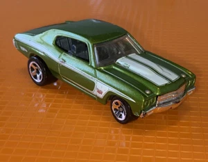 Vintage 1998 Hot Wheels ‘70 Chevelle SS Rare Olive Green Original Old Car FreeSh - Picture 1 of 7