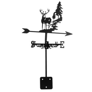 Weather Vane Garden Direction Sign Outdoor Weather Vane deer Metal Weathervane - Picture 1 of 12