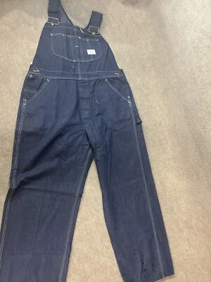 Mono vintage Sears 38x30 babero relajado carpintero desgastado holgado grunge EE. UU. Foto 1 de 4