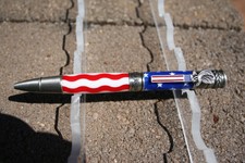 Pen USA Flag Pewter 
