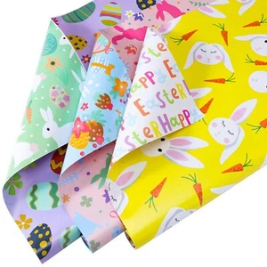 12 Sheet Easter Wrapping Paper Bunny - Patterned Gift Wrap Paper Bulk 27.6 x ... - Picture 1 of 6