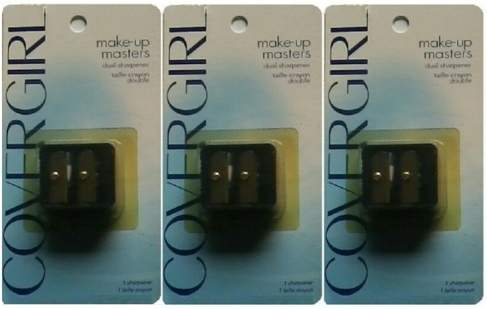 3 ORIGINAL COVERGIRL MAKE-UP MASTERS EYE / LIP PENCIL SHARPENER US