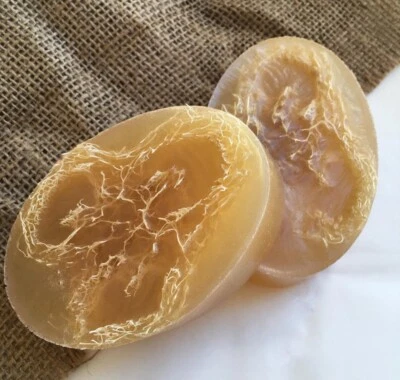 Handmade Loofah soap - Image 1 of 2