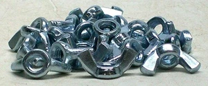 LOT OF 25 NEW 5/16-18 COLD FORGED WING NUTS TYPE A, ZINC PLATED - Picture 1 of 3