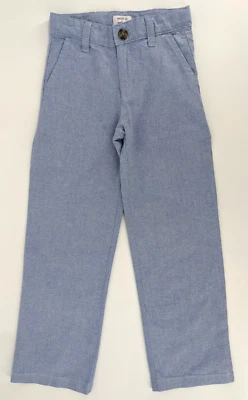 Pantalones ajustados Dressed Up by Gymboree azul cambray para niño talla 6 Foto 1 de 4