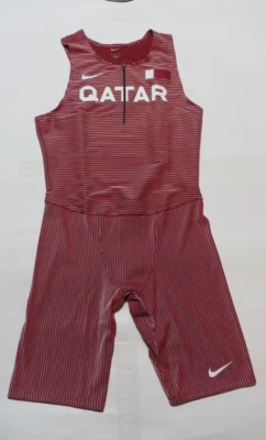 Nike Pro Elite Qatar Track & Field Singlet Speed Suit CI8902-611 mens XL - Image 1 of 4