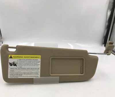 2005-2011 Audi A6 Passenger Sun Visor Tan Illuminated OEM D04B68002 - Image 1 of 4