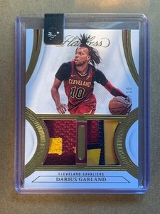 2021 Panini Flawless Darius Garland Awesome 3-Color Patch /10 Cavaliers