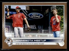 2022 Topps #122 Minnesota Meetup CC, CL, SN2022 Gold Near Mint