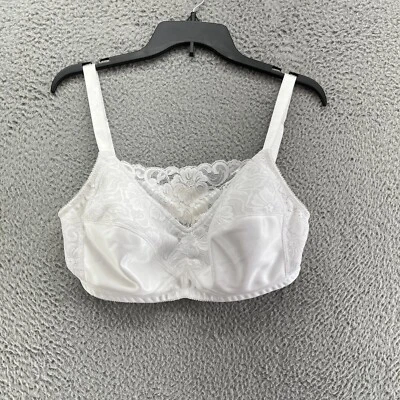 Sujetador Amoena para mujer 38DD blanco floral encaje correa ancha inalámbrico nuevo sin etiquetas Foto 1 de 4