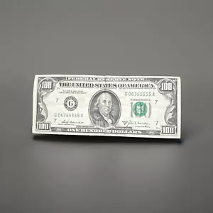 US 1969 ONE HUNDRED DOLLAR FEDERAL RESERVE NOTE FROM CHICAGO FEDERAL BANK - Picture 1 of 2