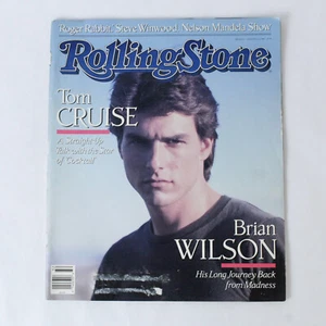 Tom Cruise Rolling Stone Magazine Issue 532 August 11 1988 Brian Wilson Winwood - Picture 1 of 4