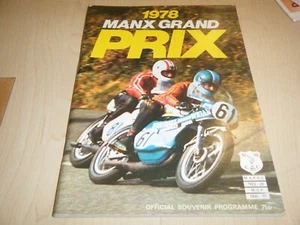 ISLE OF MANX GRAND PRIX 1978 PROGRAMM JIM DUNLOP YAMSEL NORTON DAVE PITHER - Bild 1 von 5
